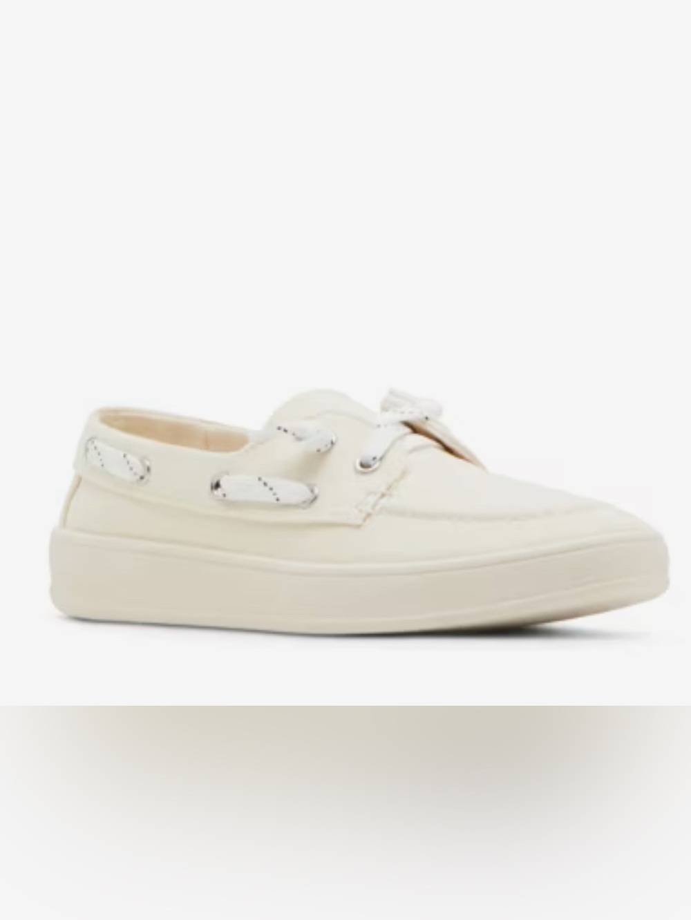 Madden Girl Galley Boat Shoe SZ 10M Cream